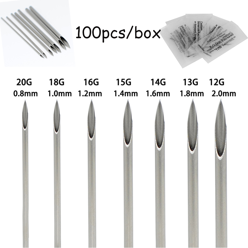 Body Jewelry Tool - Ferramenta descartável da agulha do corpo