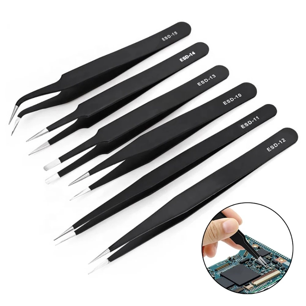 Body Jewelry Tool - Conjunto de 6 Pinças de Precisão