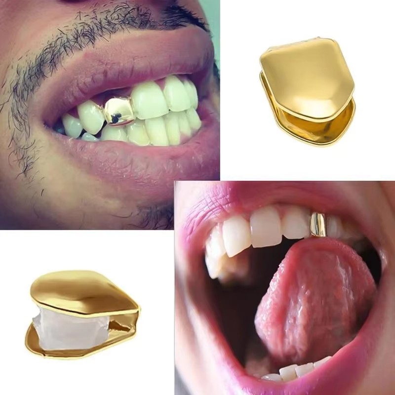 Body Jewelry Tool - 1/2/3/4 peças Capas Dentárias Pequenas de