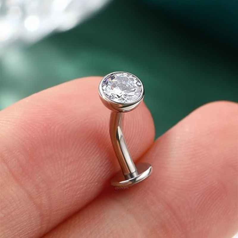 Body Jewelry Implants - Piercing de Umbigo Curvo em Titânio