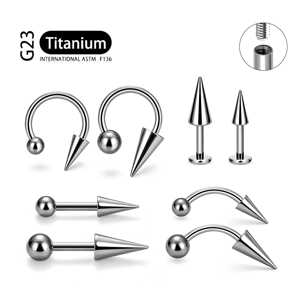 Body Jewelry Implants - 1 peça implante grau f136 titânio