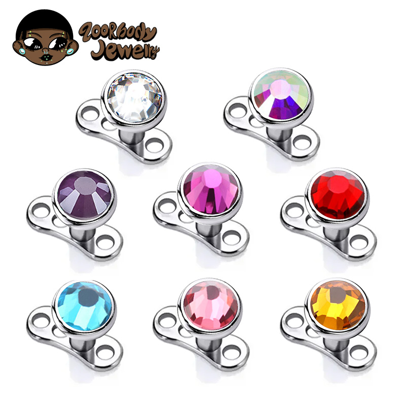 Body Jewelry Implants - G23 titânio piercing micro base de
