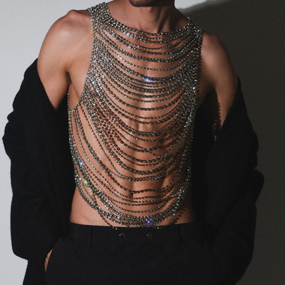 Body Jewelry Luxury - Moda luxuosa bling masculino feminino corpo