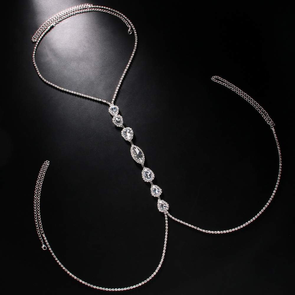 Moda sexy gota de água colar c - Body Jewelry Luxury avaliação e preço