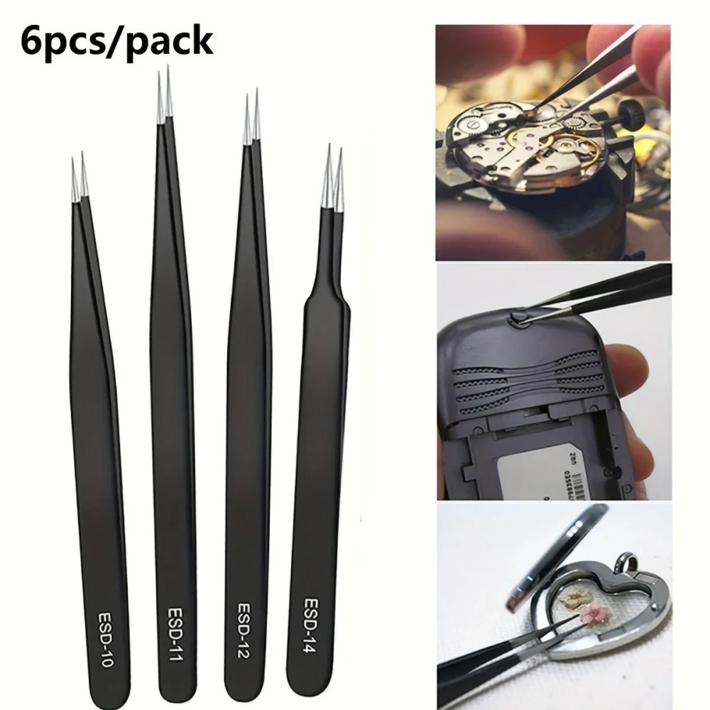 Conjunto de 6 Pinças de Precis - Body Jewelry Tool avaliação e preço