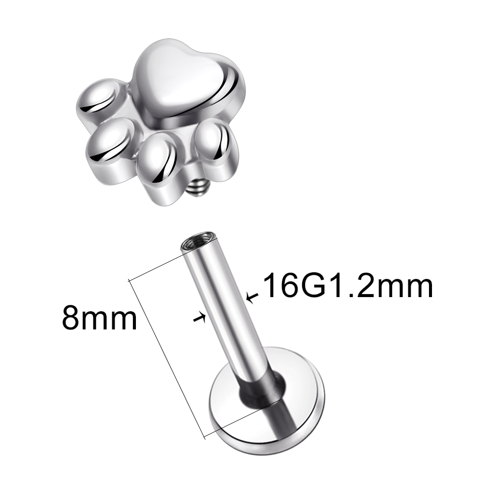 Implante Grau Titanium Paw Pri - Body Jewelry Implants avaliação e preço