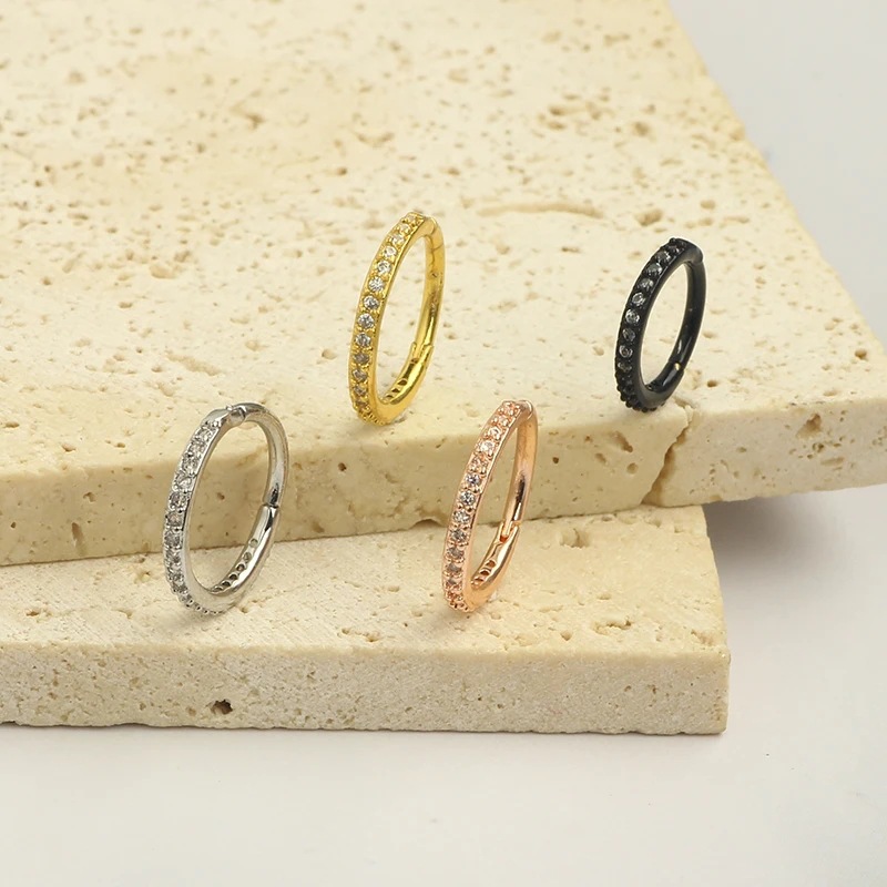Argola de Nariz 16G com Zircôn - Septum Clicker Ring avaliação e preço