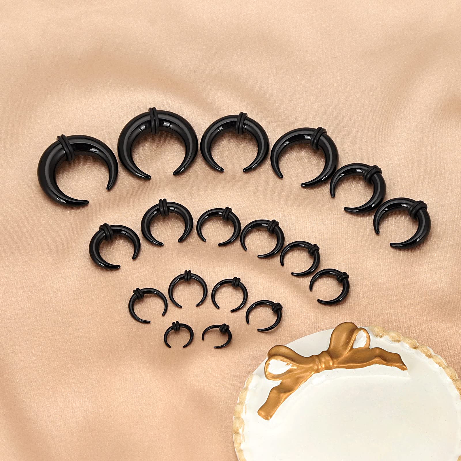 18 pçs acrílico septo pinça ta - Septum Clicker Ring avaliação e preço