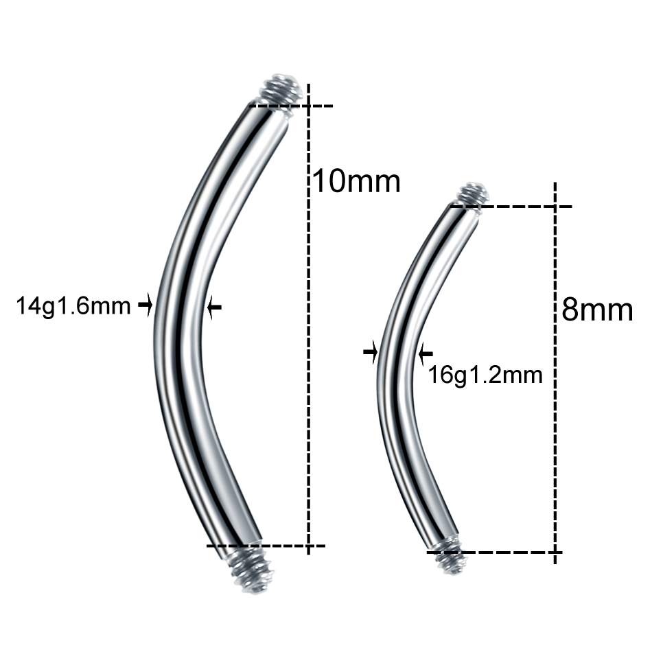 Aço Banana Piercing Peças para - Septum Clicker Ring avaliação e preço