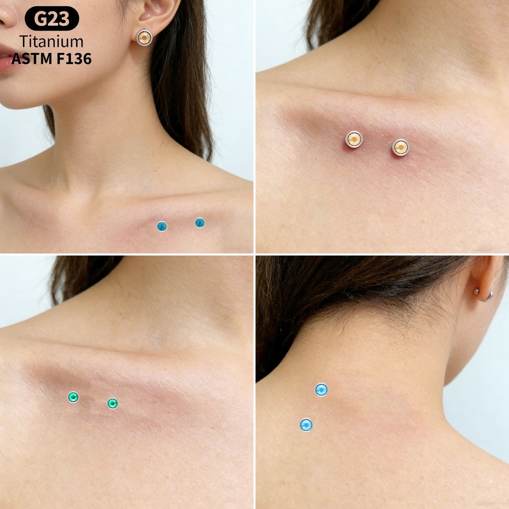 Piercing de Titânio ASTM F136  - Body Jewelry Implants avaliação e preço