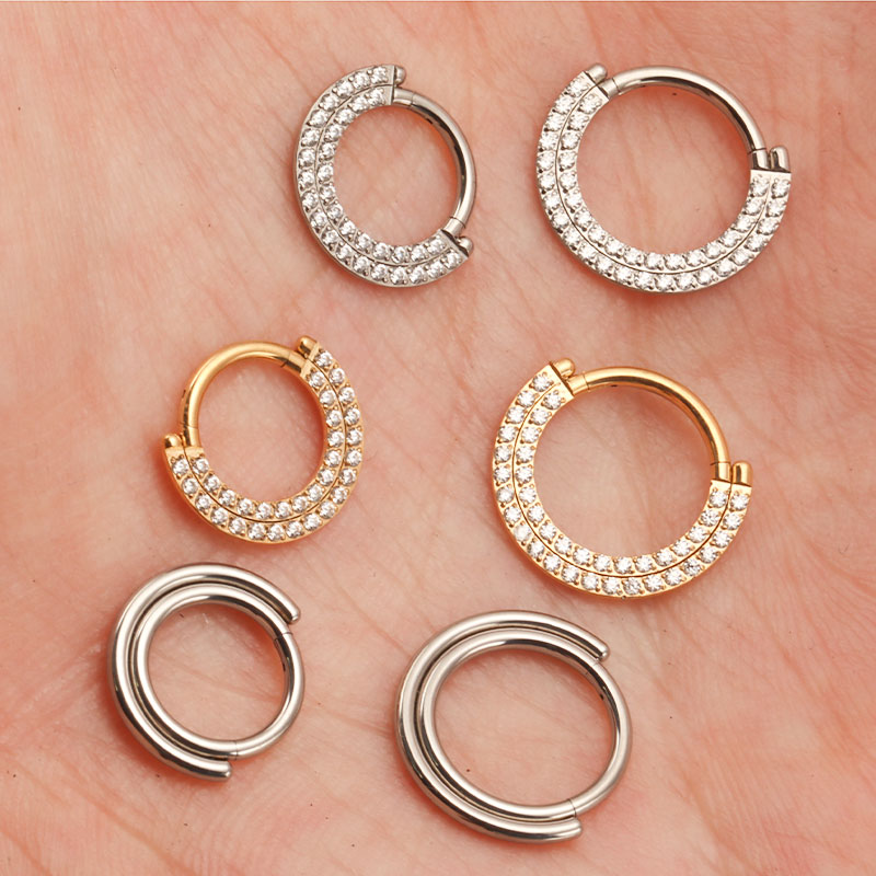 ASTM F136 Titânio Clicker Sept - Septum Clicker Ring avaliação e preço