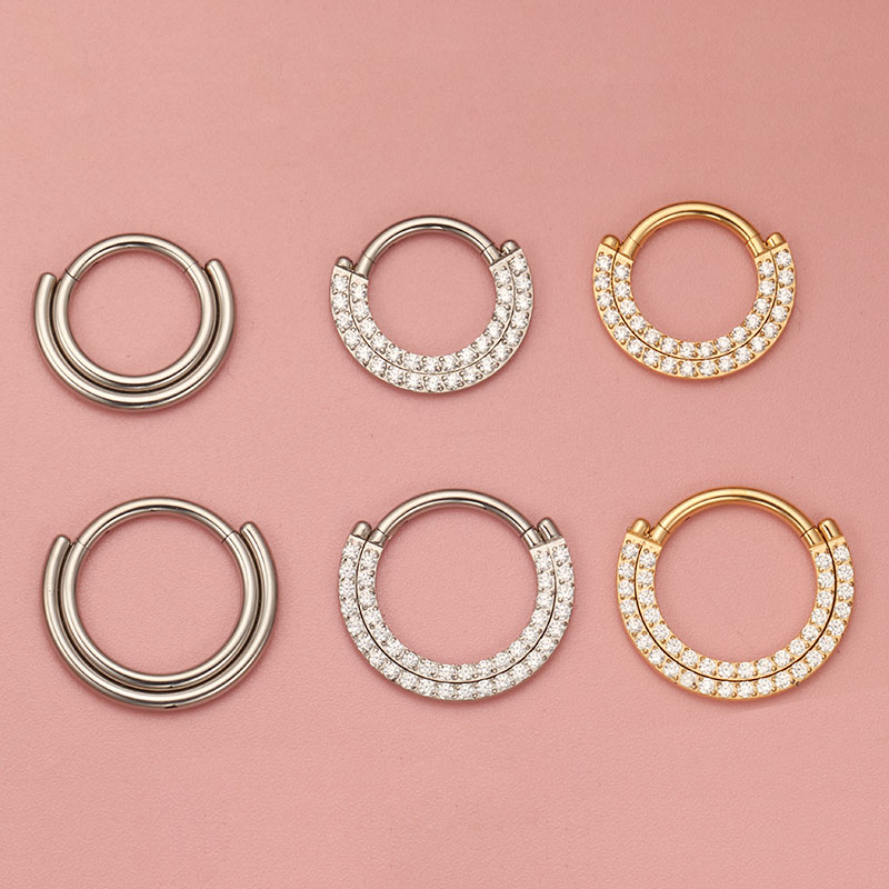 ASTM F136 Titânio Clicker Sept - Septum Clicker Ring avaliação e preço