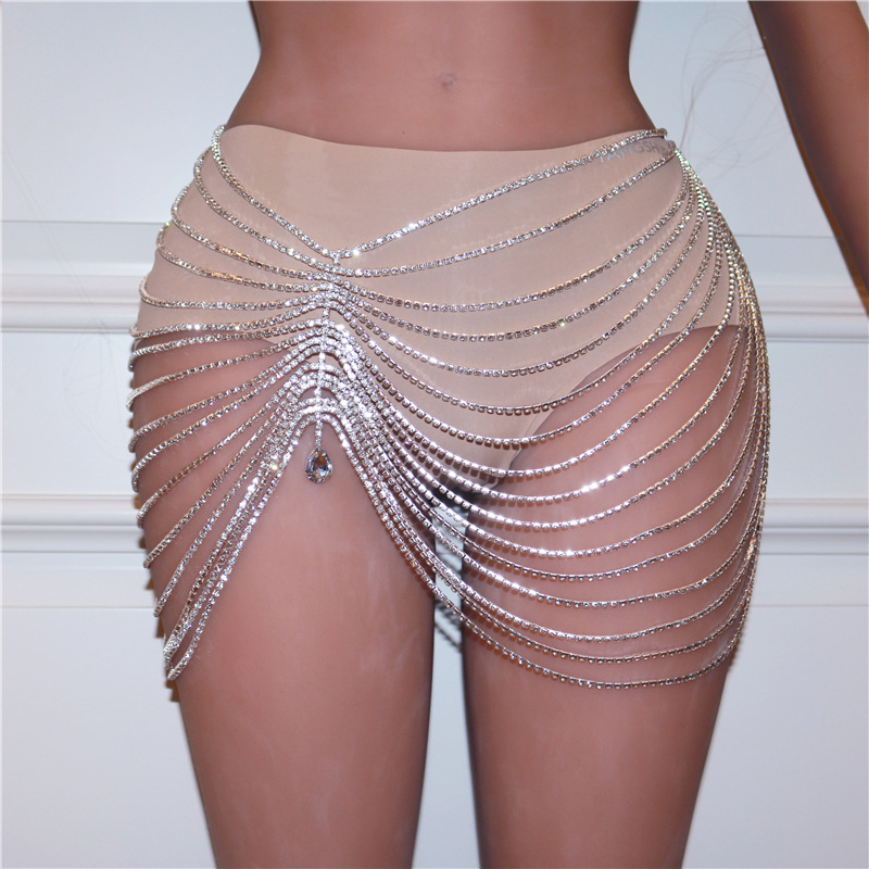 1 Peça Corrente de Cintura Fem - Body Jewelry Luxury avaliação e preço