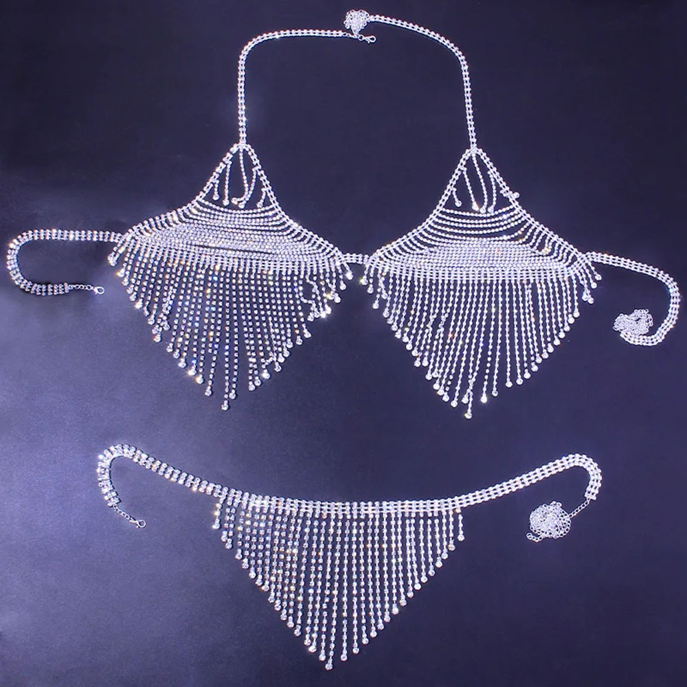 Bling Rhinestone Borla Corpo C - Body Jewelry Luxury avaliação e preço