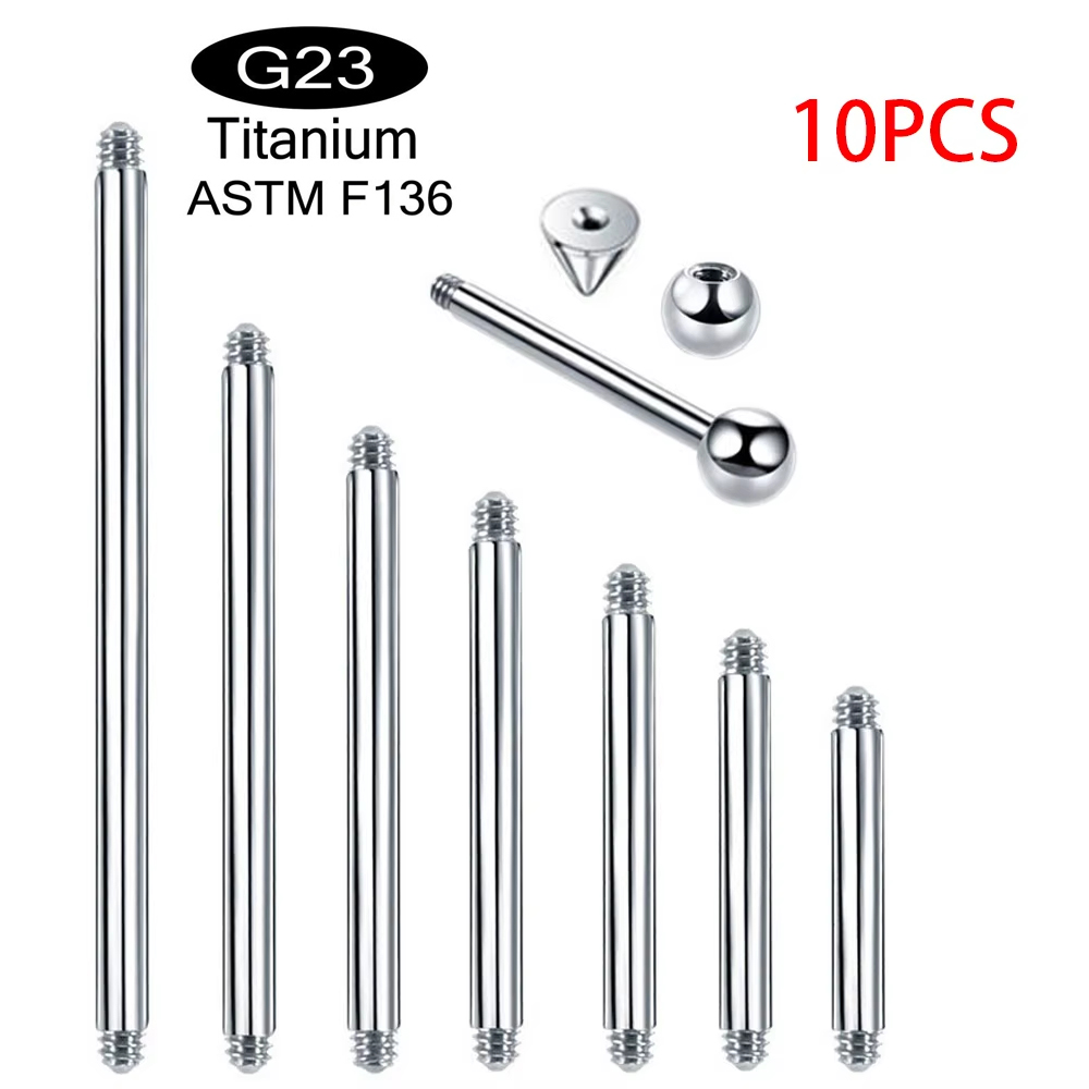 10 peças/lote ASTM F136 Titâni - Body Jewelry Implants avaliação e preço