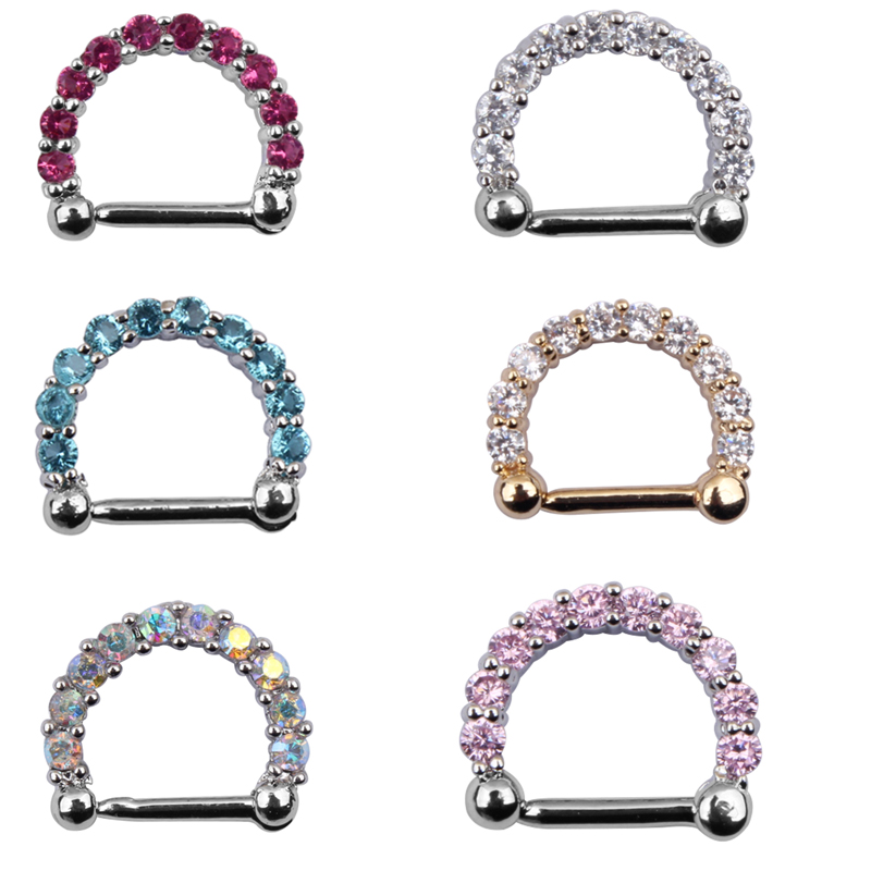 1 peça de argola de septo nasa - Septum Clicker Ring avaliação e preço