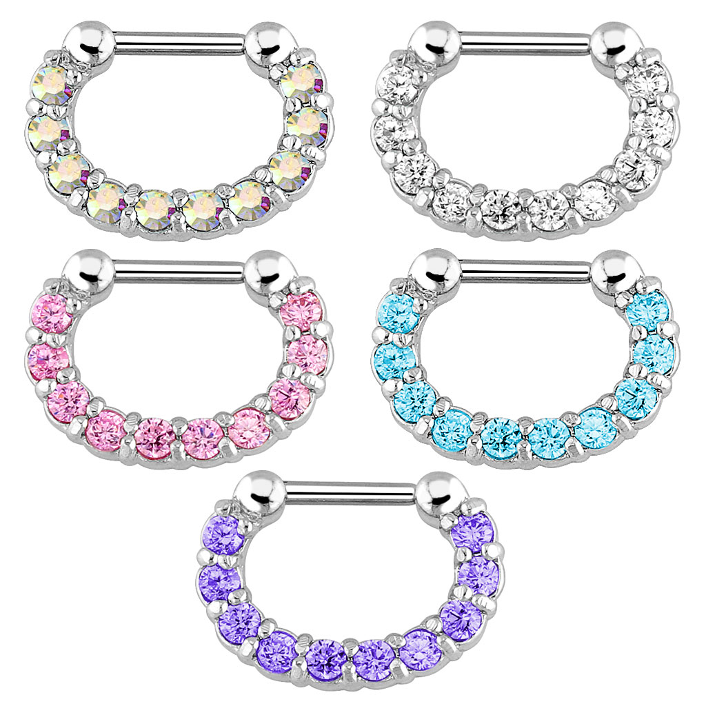1 peça de argola de septo nasa - Septum Clicker Ring avaliação e preço