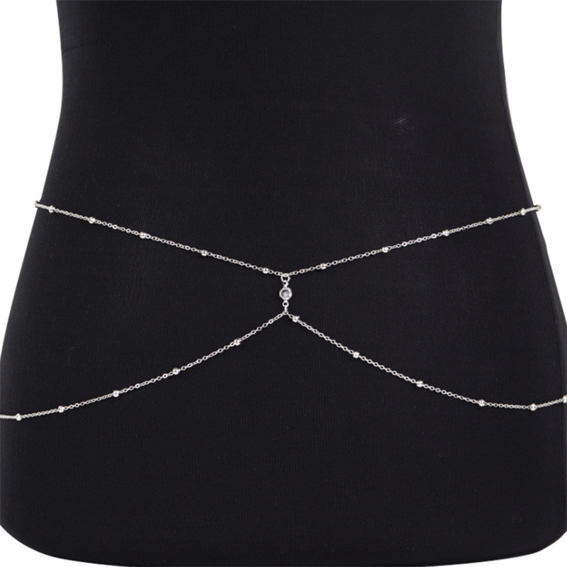 Correntes de barriga frisadas  - Body Jewelry Luxury avaliação e preço