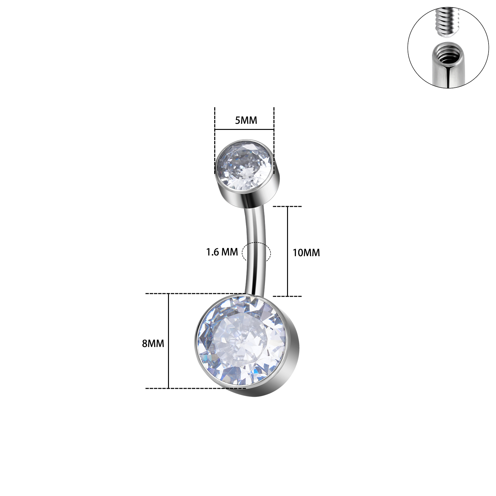 Implante G23 Titânio Piercing  - Body Jewelry Implants avaliação e preço