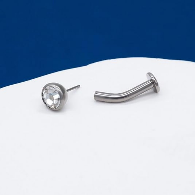 Piercing de Umbigo Curvo em Ti - Body Jewelry Implants avaliação e preço