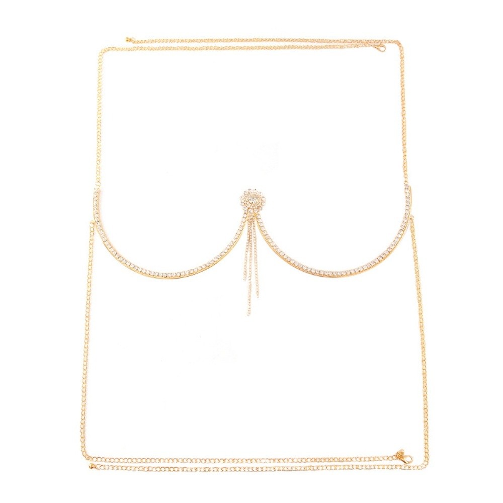 Luxo coração peito apoio corpo - Body Jewelry Luxury avaliação e preço