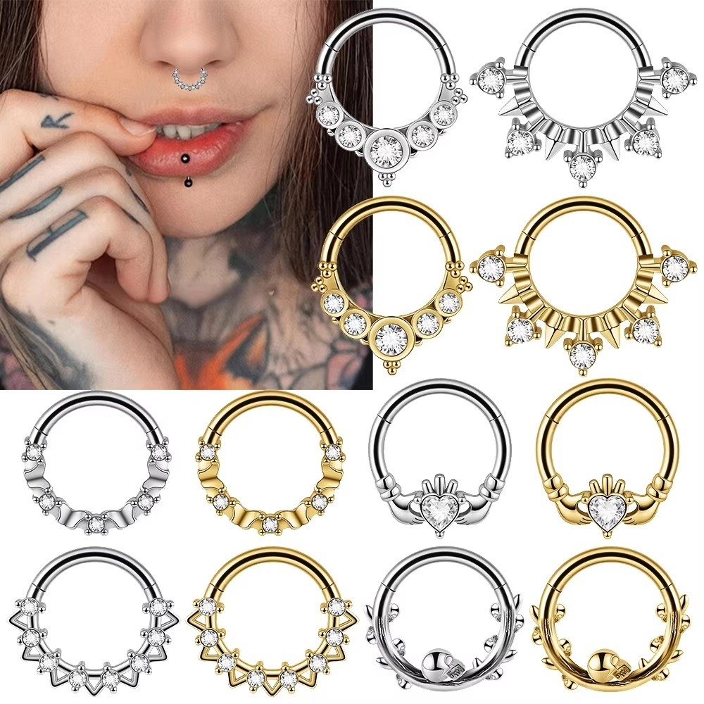 1 Peça Anel Clicker de Aço Ino - Septum Clicker Ring avaliação e preço
