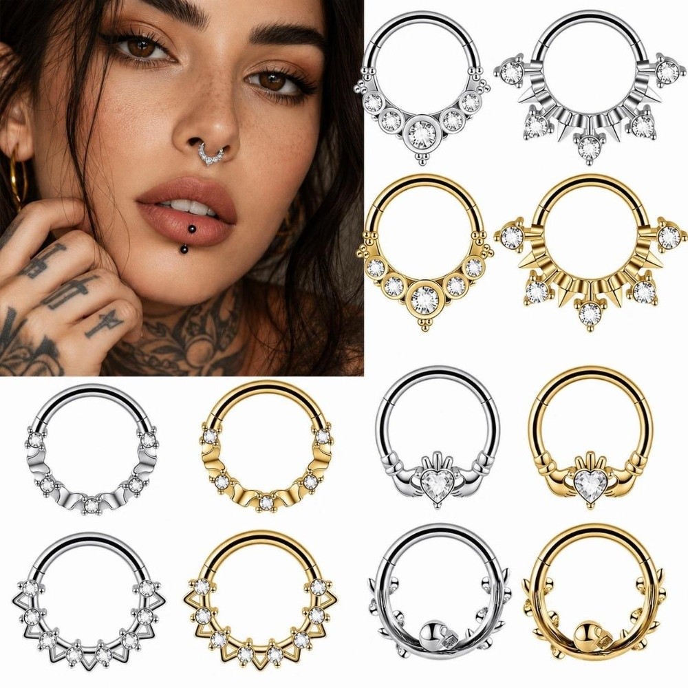 1 Peça Anel Clicker de Aço Ino - Septum Clicker Ring avaliação e preço