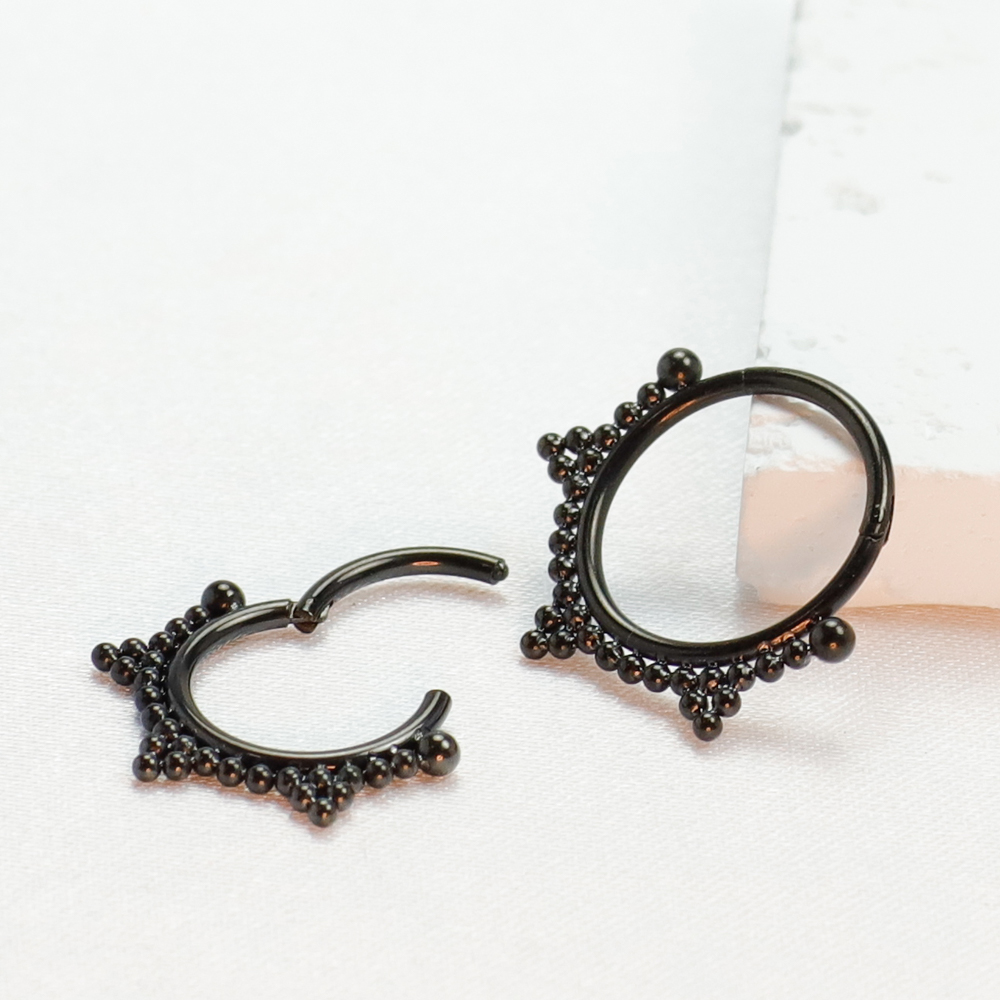 F136 piercing de titânio preto - Body Jewelry Implants avaliação e preço