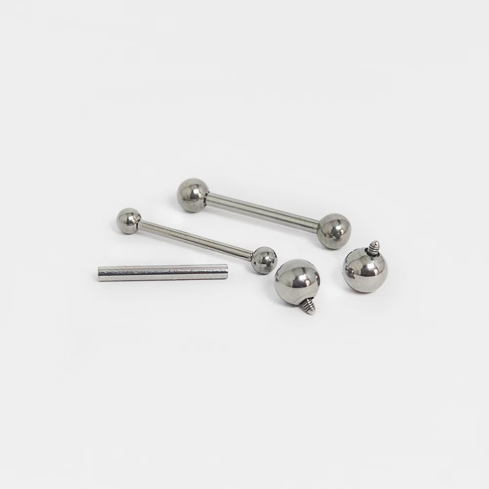 2 peças/lote Barbell Reto de T - Body Jewelry Implants avaliação e preço