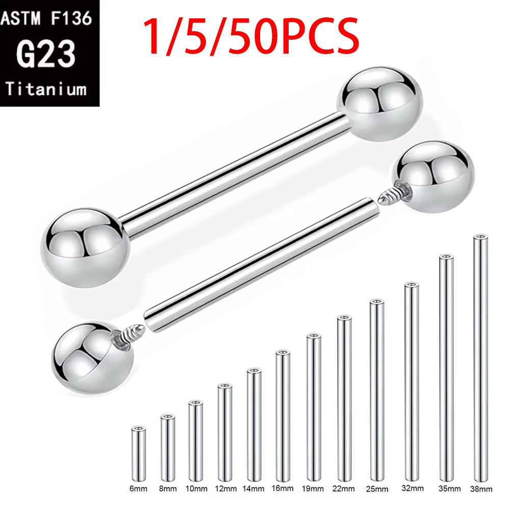 1/5/50 PEÇAS ASTM F136 Titânio - Body Jewelry Implants avaliação e preço