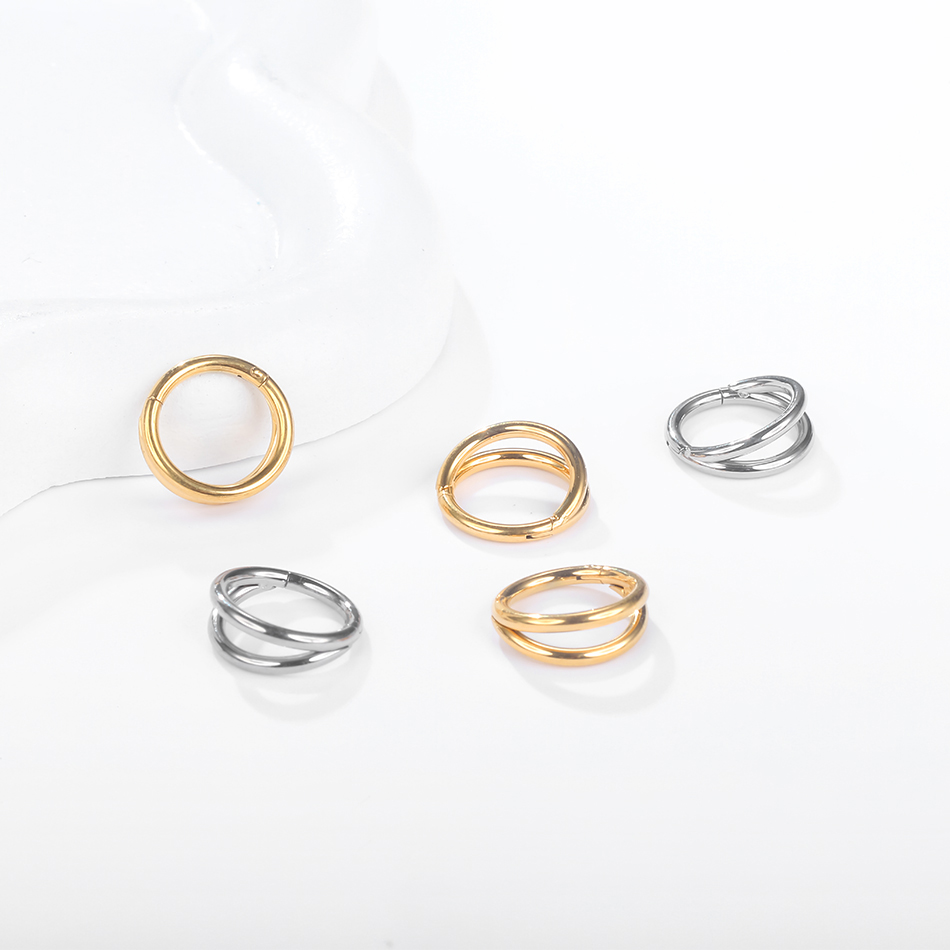 Brinco de argola de cartilagem - Septum Clicker Ring avaliação e preço