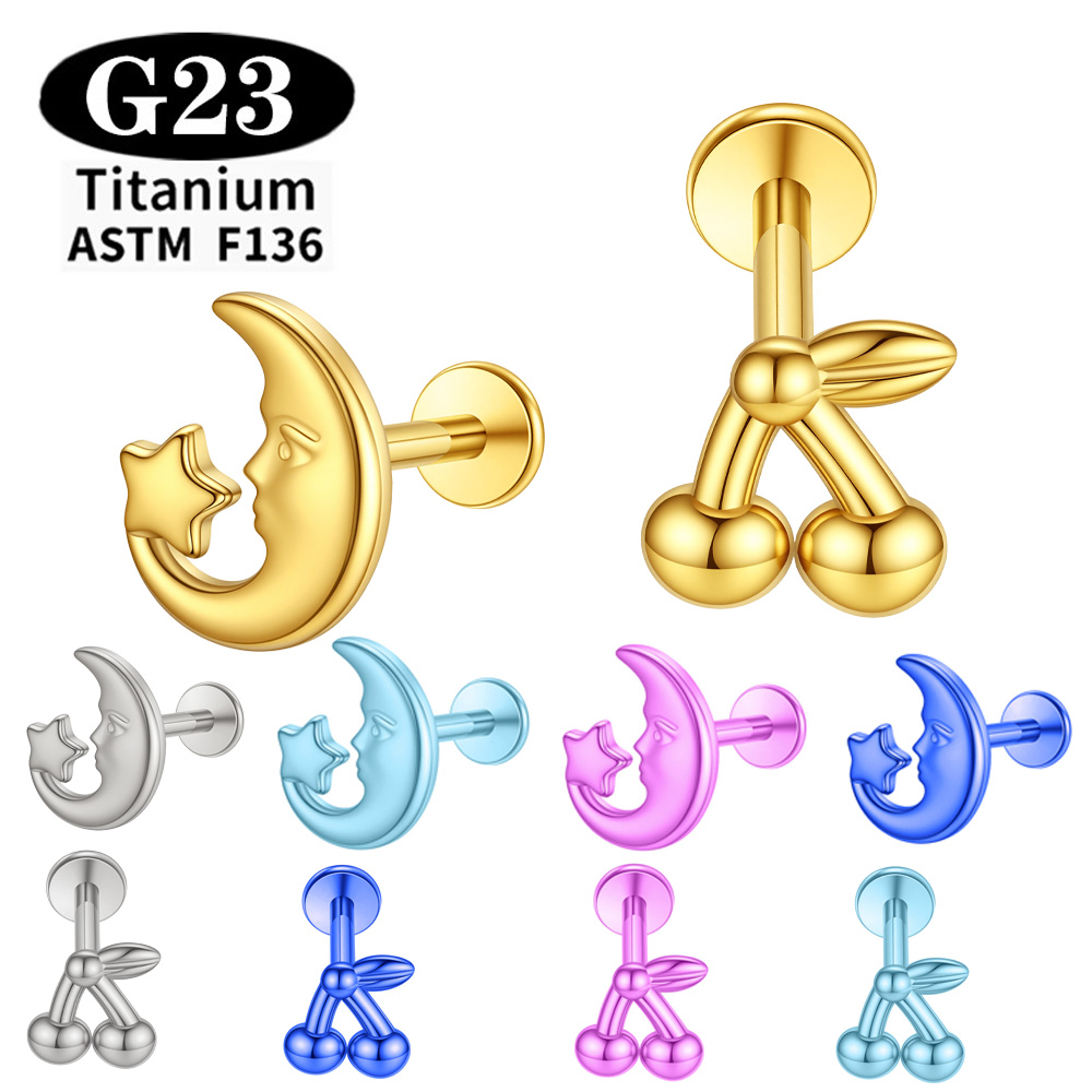 Piercing de titânio anodizado  - Body Jewelry Implants avaliação e preço