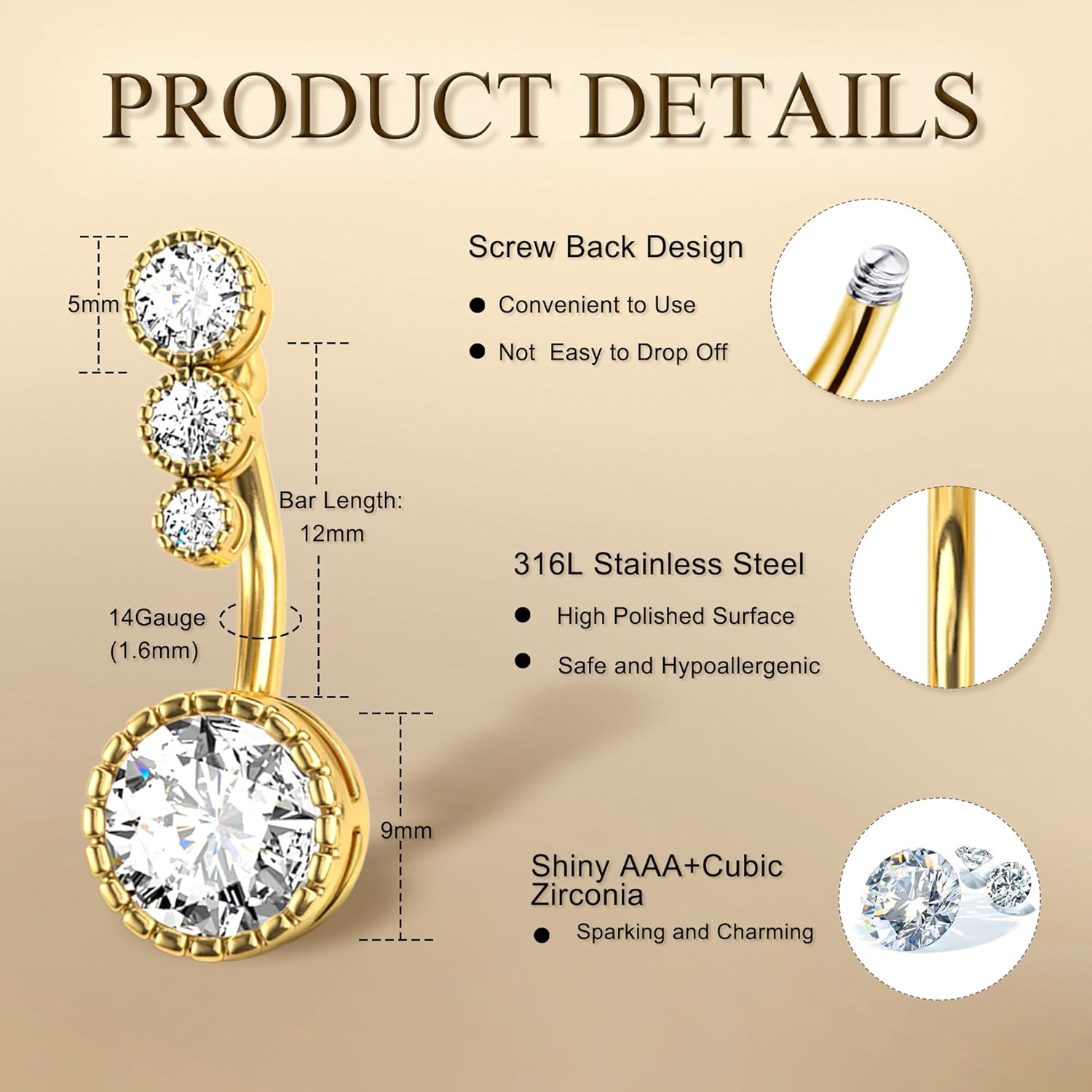 Anel de Umbigo Drperfect 1Pc e - Septum Clicker Ring avaliação e preço