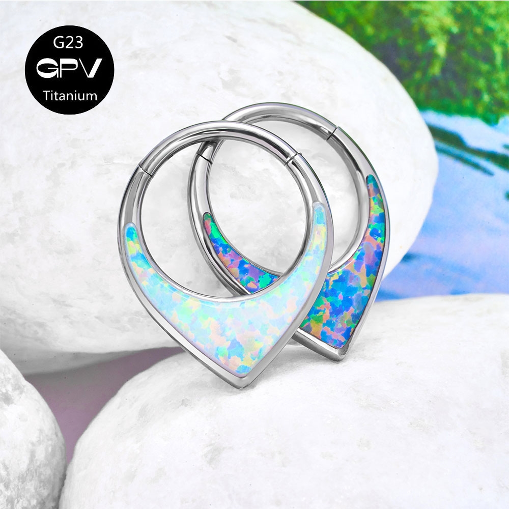 Gota de água Opal nariz anel,  - Body Jewelry Manufacturers avaliação e preço