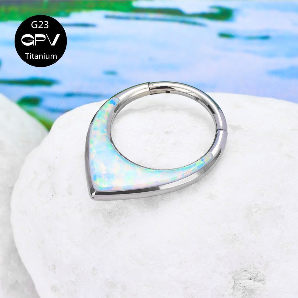 Gota de água Opal nariz anel,  - Body Jewelry Manufacturers avaliação e preço