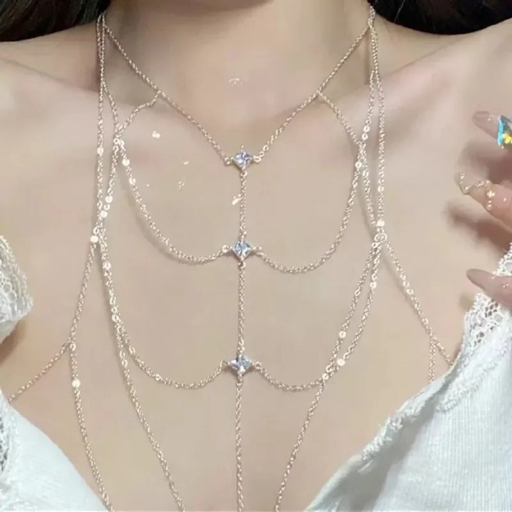 Corrente de Corpo Luxuosa Prat - Body Jewelry Luxury avaliação e preço
