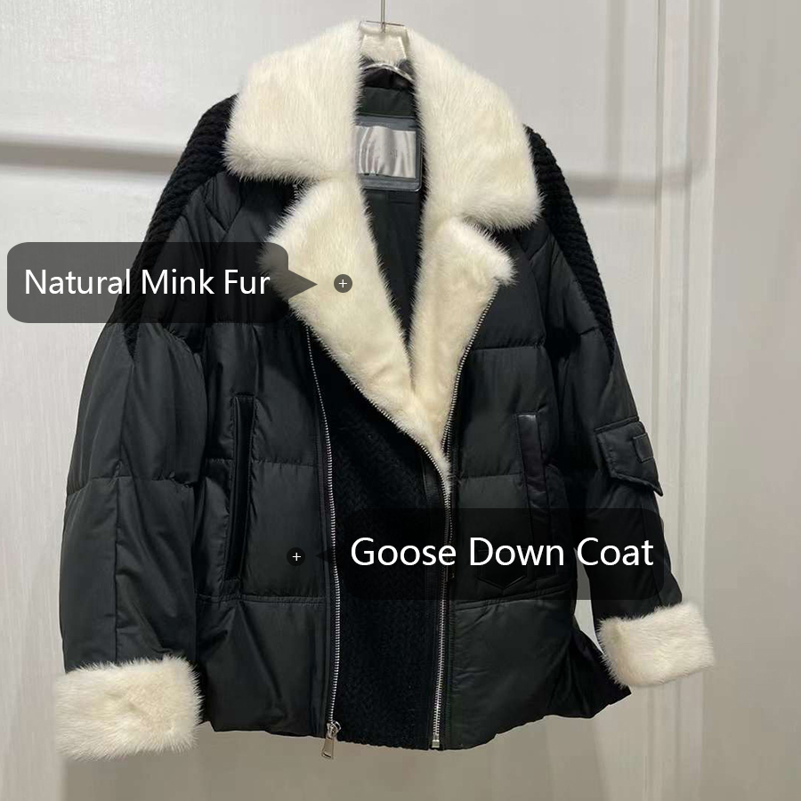 Casacos de pele real puffer cu - Body Jewelry Luxury avaliação e preço