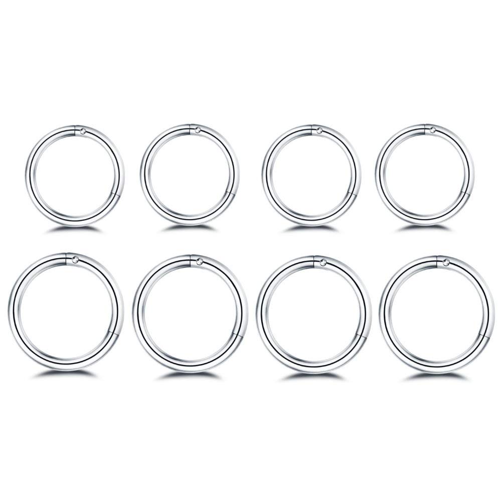 Brincos cirúrgicos de aço inox - Septum Clicker Ring avaliação e preço