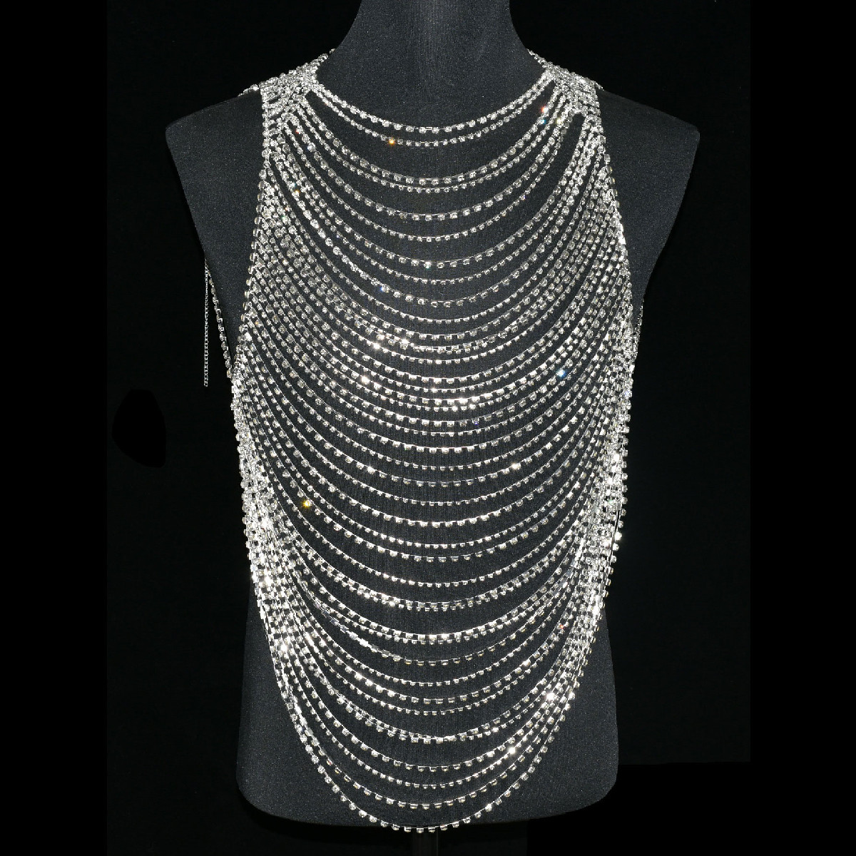 Moda luxuosa bling masculino f - Body Jewelry Luxury avaliação e preço