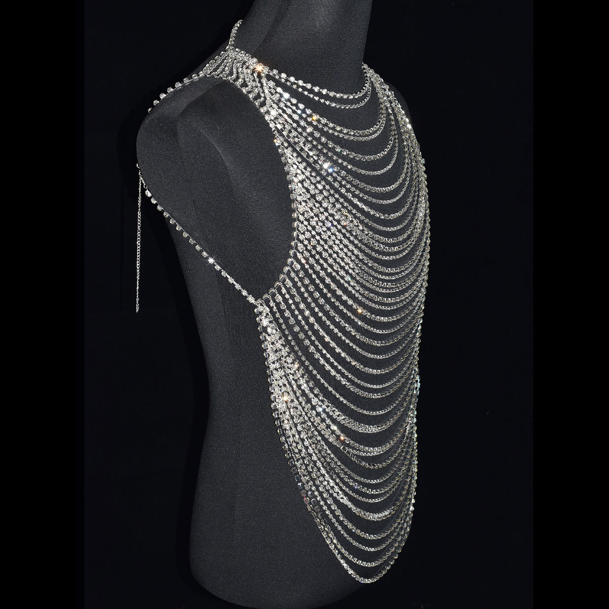 Moda luxuosa bling masculino f - Body Jewelry Luxury avaliação e preço