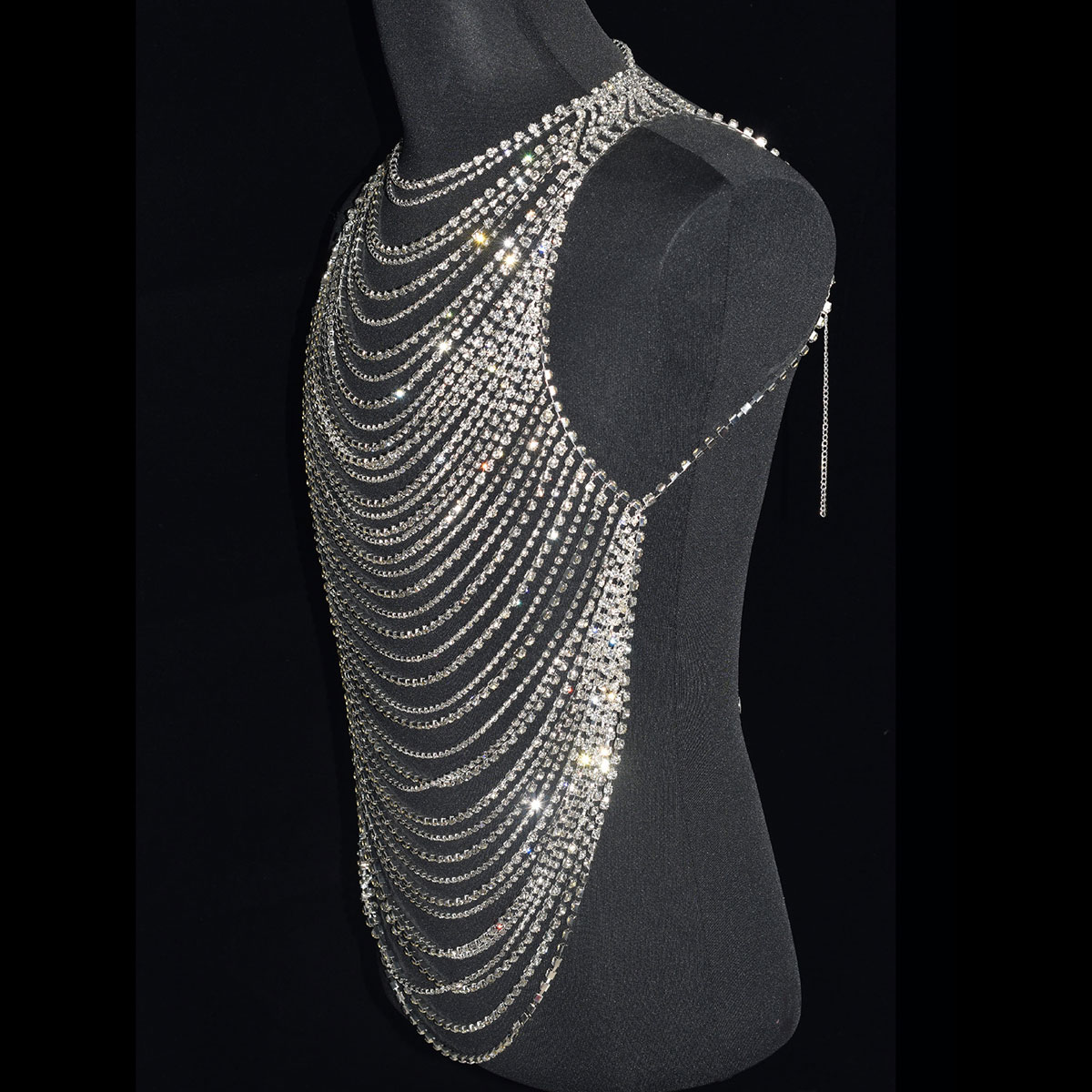 Moda luxuosa bling masculino f - Body Jewelry Luxury avaliação e preço